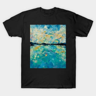 Between Heaven and Earth - Abstract Landscape Painting T-Shirt